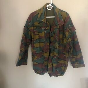 Colorful camo jacket